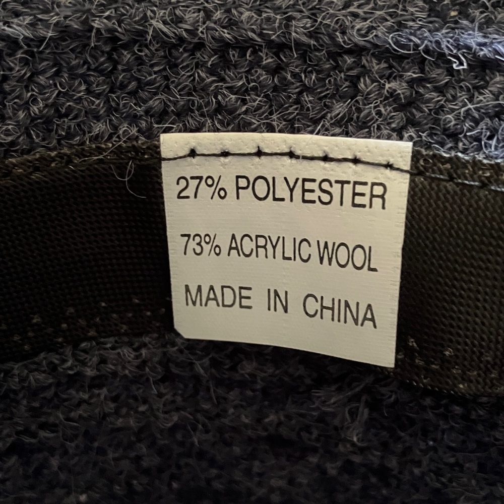 Chic Charcoal Women's Hat - Picture 6 of 7